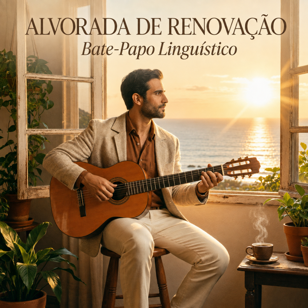 Capa do EP Alvorada de Renovação, do Bate-Papo Linguístico.