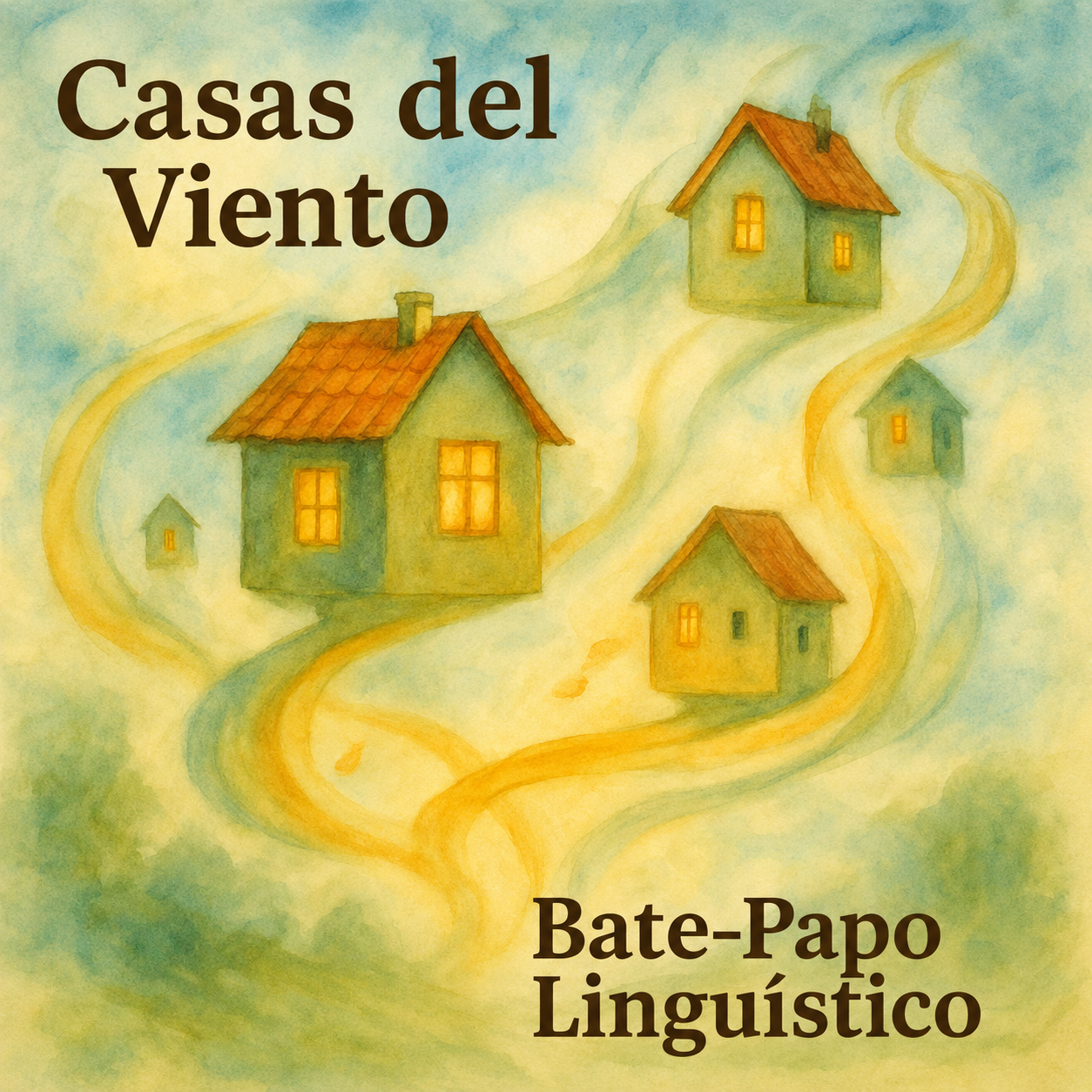 Capa do álbum Casas del Viento, do Bate-Papo Linguístico.