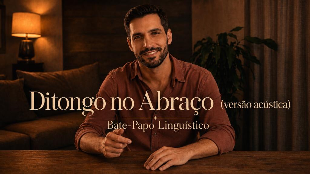 Capa de Ditongo no Abraço, versão acústica, interpretada por Clodinho Gomes.