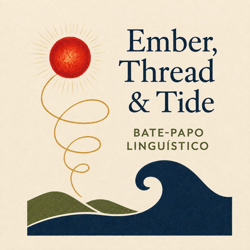 Capa do EP Ember, Thread & Tide, do Bate-Papo Linguístico.