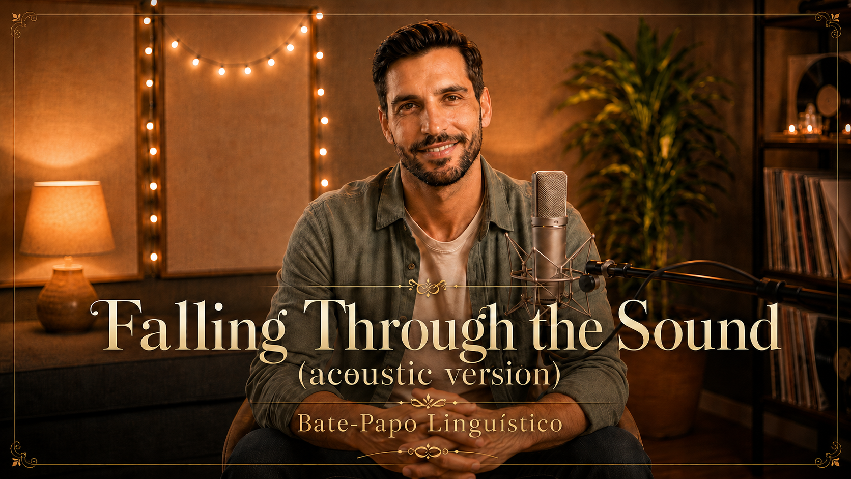 Capa de Falling Through the Sound, acoustic version, interpretada por Clodinho Gomes.
