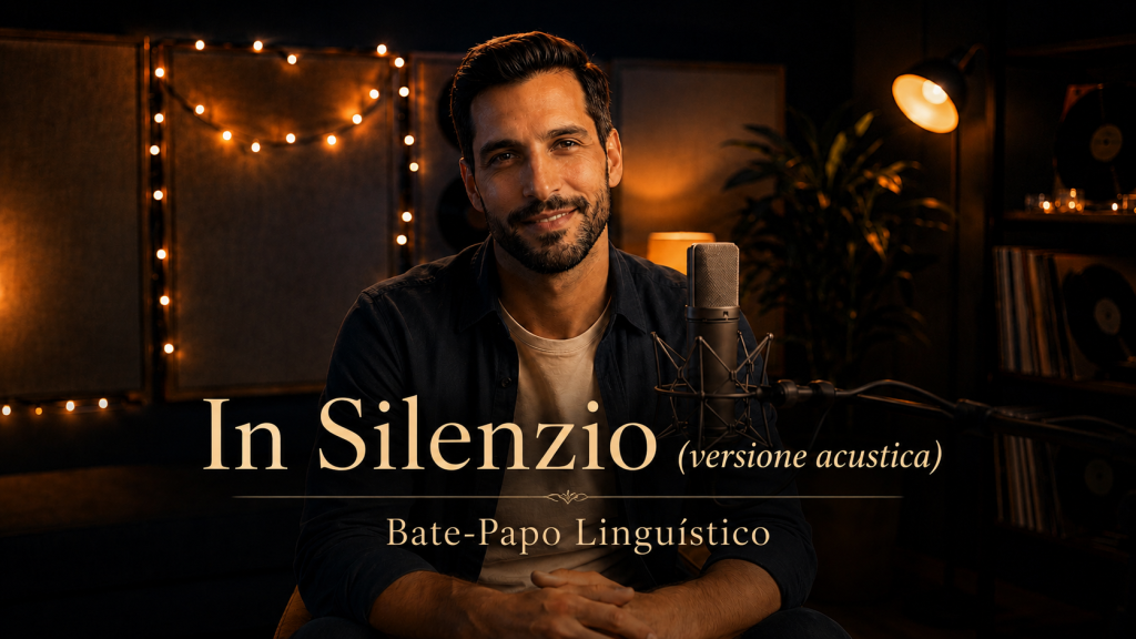 Capa de In Silenzio, versione acustica, interpretada por Clodinho Gomes.