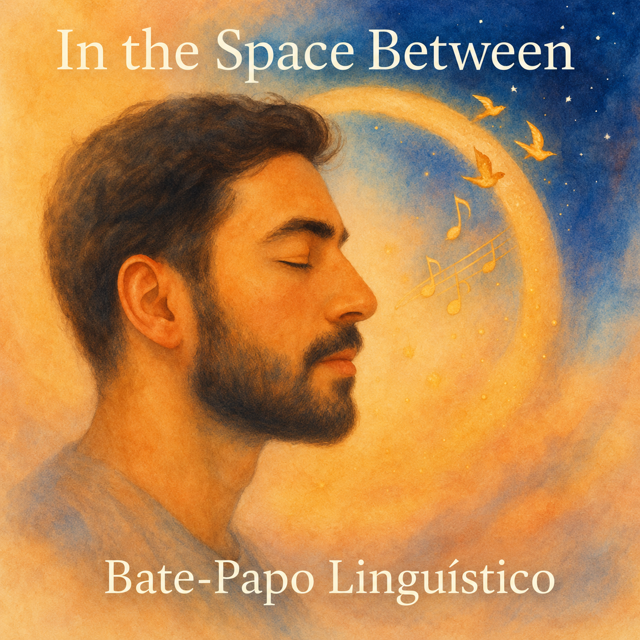 Capa do álbum In the Space Between, do Bate-Papo Linguístico.