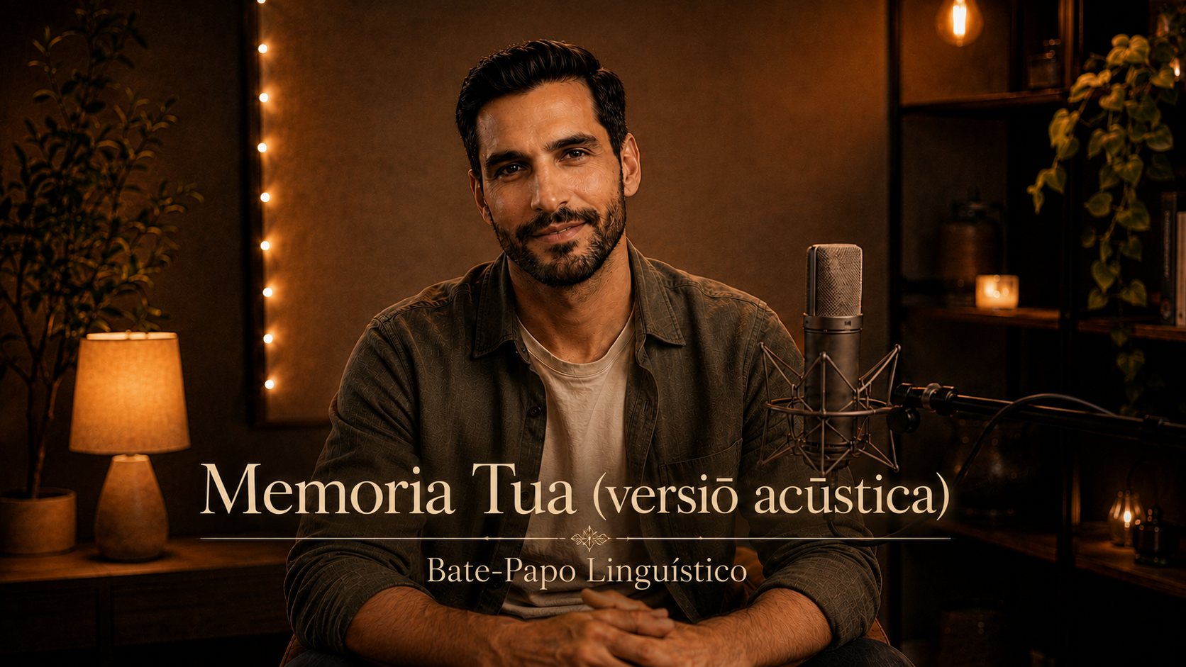 Capa de Memoria Tua (versiō acūstica), interpretada por Clodinho Gomes.