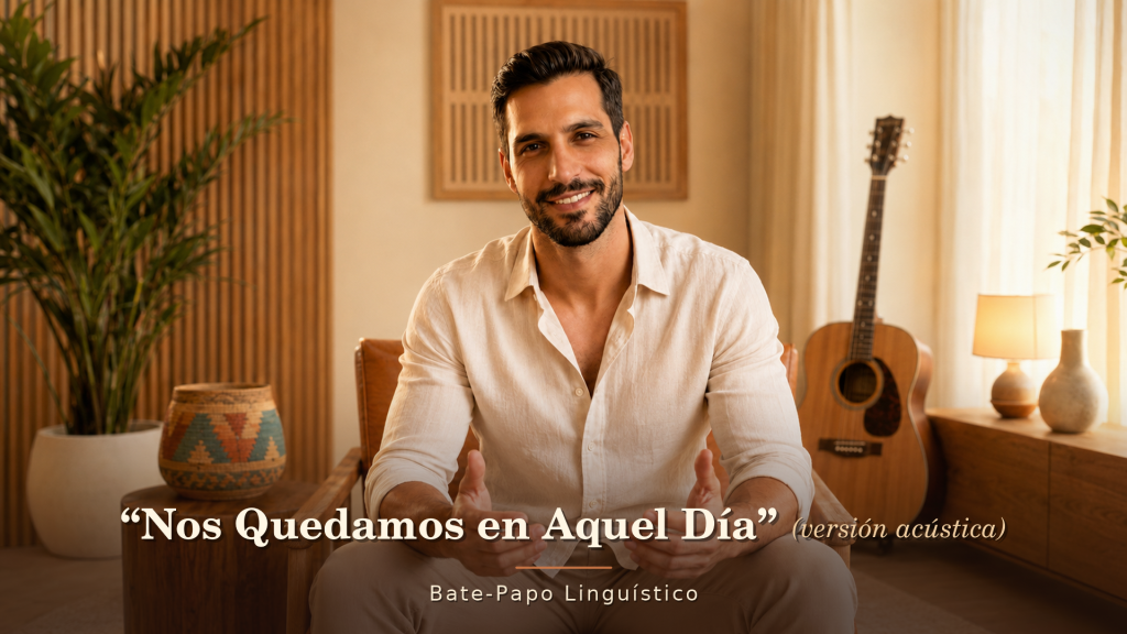 Capa de Nos Quedamos en Aquel Día, versión acústica, interpretada por Clodinho Gomes.
