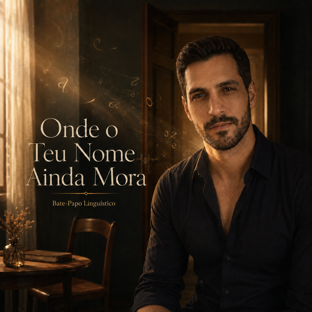 Capa do álbum Onde o Teu Nome Ainda Mora, do Bate-Papo Linguístico.