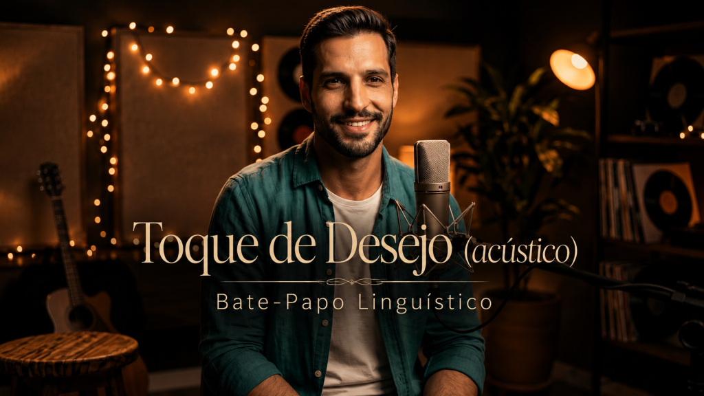 Capa de Toque de Desejo, versão acústica, interpretada por Clodinho Gomes.